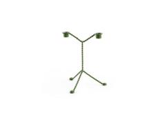 HAY - Wire Candleholder Green