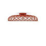 Flos - Skynest C Wand-/Plafondlamp Brick Red