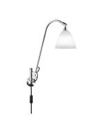 GUBI - Bestlite Bl6 Wandlamp Ø16 Chroom/Porselein