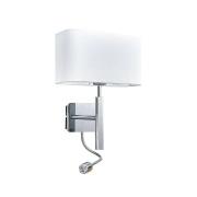 Lucande - Jettka Wandlamp White/Chrome