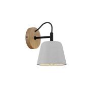 Lucande - Kalinda Wandlamp Grey/Oak