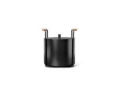 ferm LIVING - Port Kindling & Ash Bucket Zwart