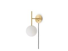 Audo Copenhagen - TR Bulb Suspended Wandlamp Brushed Messing