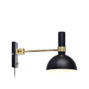 Markslöjd - Larry Wandlamp Black/Brushed Brass