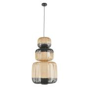 Forestier - Bamboo Hanglamp Totem 3 Black