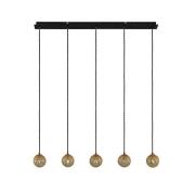 Lucande - Zale 5 Hanglamp Gold/Black