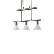 Lindby - Delira 3 Hanglamp Nickel