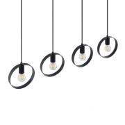 Lindby - Shaima 4 Hanglamp Black