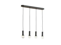 Lindby - Fipas 4 Hanglamp Black