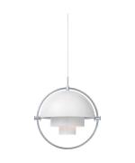 GUBI - Multi-Lite Hanglamp Ø36 Chroom/Wit