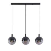 Lucande - Dustian 3 Hanglamp Black