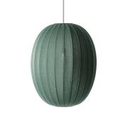 Made By Hand - Knit-Wit 65 High Oval Hanglamp Tweed Green