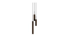 Audo Copenhagen - Tubulaire 3 Hanglamp Alu/Anodized Bronzed