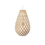 David Trubridge ltd - Koura Hanglamp H50 Wit 1 Kant