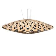 David Trubridge ltd - Flax Hanglamp Ø150 Zwart 1 Kant