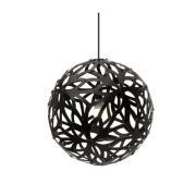 David Trubridge ltd - Floral Hanglamp Ø40 Zwart 2 Kanten