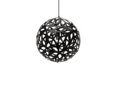 David Trubridge ltd - Floral Hanglamp Ø80 Zwart