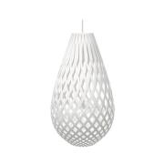 David Trubridge ltd - Koura Hanglamp H120 2 Zijkanten Wit