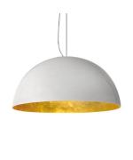 Oluce - Sonora Hanglamp Wit/Goud Ø90