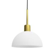 Herstal - Vienda Hanglamp Ø20 Brass/Opal