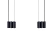 Lucande - Cesur 6 Hanglamp Black