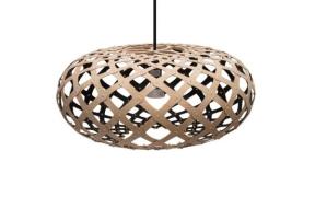 David Trubridge ltd - Kina Hanglamp Ø44 Zwart 1 Kant