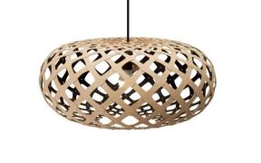 David Trubridge ltd - Kina Hanglamp Ø60 Zwart 1 Kant