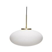 Hübsch - Serene Hanglamp Ellipse Wit