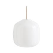 HAY - Buoy Glass 200 Hanglamp Opal/Beton Grey