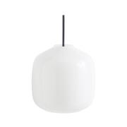 HAY - Buoy Glass 200 Hanglamp Opal/Anthracite Blue