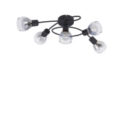 Lindby - Pendura 5 Plafondlamp Zwart