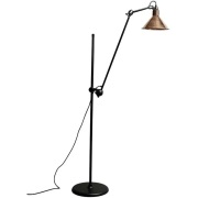 Lampe Gras - 215 VloerLamp Zwart/Raw Koper/Wit