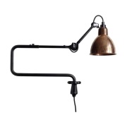 Lampe Gras - 303 Wandlamp Zwart/Raw Koper/Wit