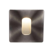 Lucande - Telke LED Square Buiten Inbouw Wandverlichting Steel