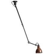 Lampe Gras - 302 L Plafondlamp Zwart/Raw Koper