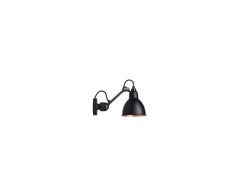 Lampe Gras - 304Sw Wandlamp Zwart/Zwart/Koper