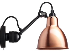 Lampe Gras - 304Sw Wandlamp Zwart/Koper