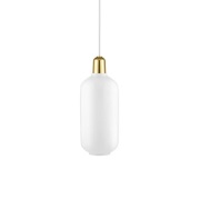 Normann Copenhagen - Amp Hanglamp Groot Wit/Geelkoper