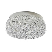 Lucande - Felias Plafondlamp Chrome/Clear