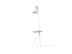 Warm Nordic - Cone Vloerlamp w/Tafel Clear White/Oak