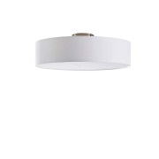 Lindby - Sebatin Plafondlamp Ø50 White/Nickel