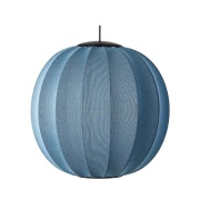 Made By Hand - Knit-Wit 60 Round LED Hanglamp Blue Stone