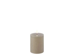 Uyuni - Cilinderkaars LED 7,8 x 10,1 cm Rustic Sandstone  Lighting