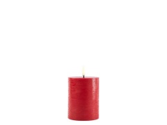 Uyuni - Cilinderkaars LED 7,8 x 10,1 cm Rustic Red  Lighting