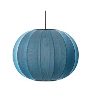 Made By Hand - Knit-Wit 45 Round LED Hanglamp Blue Stone
