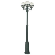 Norlys - Bologna Buiten Park Lamp Helder/Zwart