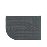 Muuto - Relevo Vloerkleed 170x240 Burnt Donker Green