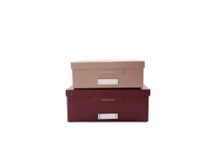 House Doctor - Keep Opslag 2pcs. Bordeaux/Rosa