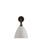 GUBI - Bestlite BL7 Wandlamp Ø16 Zwart Geelkoper/Klassisk Wit