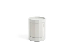 HAY - Facet Bijzettafel incl. Feet & Castors Low Misty Grey